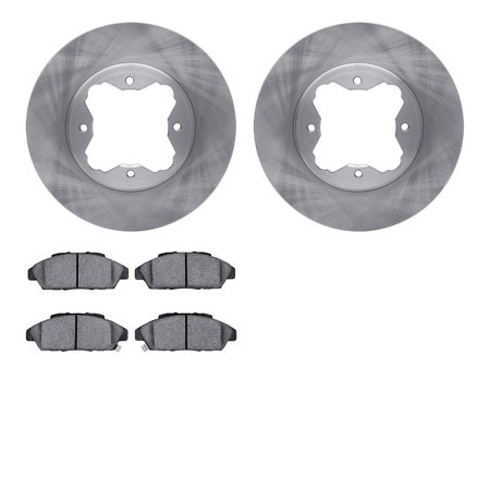 DYNAMIC FRICTION CO 6502-59205, Rotors with 5000 Advanced Brake Pads 6502-59205